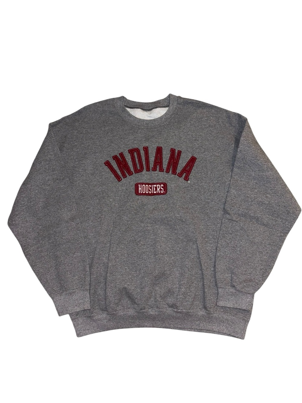 Indiana Hoosiers Gray Crewneck Sweatshirt